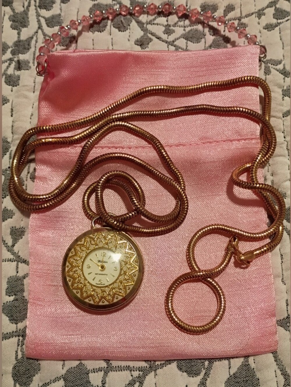 Vintage Webster Swiss-made mechanical pendant watch